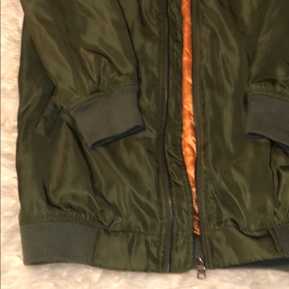 Kendall & Kylie Long Bomber Jacket SZ XS - Picture 3 of 4